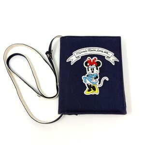 Uniqlo Olympia Le-Tan Minnie Mouse Crossbody Bag Blue Canvas
